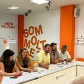 Reunión de la Ejecutiva de Compromís. Fuente: Europa Press