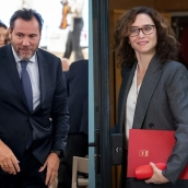 Óscar Puente e Isabel Díaz Ayuso. Elaboración propia. Imágenes Europa Press