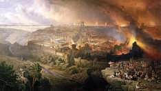 David Roberts   The Siege and Destruction of Jerusalem by the Romans Under the Command of Titus, A.D. 70