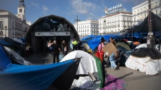 EuropaPress 7826815 acampada vivienda puerta sol octubre 2026 madrid espana lluvias marcado