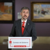 El consejero de Presidencia, Justicia y Administración Local, y portavoz del Gobierno de Ayuso, Miguel Ángel García. Foto de archivo: Alejandro Martínez Vélez / Europa Press