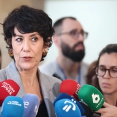 La ministra de Inclusión, Seguridad Social y Migraciones, Elma Saiz. Eduardo Parra / Europa Press