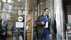 Antonio Hernado, este lunes en la Audiencia Nacional.