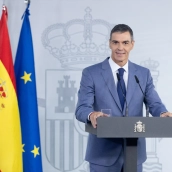 El presidente del Gobierno, Pedro Sánchez, durante una rueda de prensa posterior al Consejo de Ministros, en el Palacio de la Moncloa, a 6 de octubre de 2026, en Madrid (España). Eduardo Parra / Europa Press.