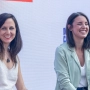 La secretaria general de Podemos, Ione Belarra, y la secretaria política de Podemos y eurodiputada, Irene Montero. Ricardo Rubio / Europa Press