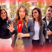 Los reporteros de 'La Séptima' ya están listos para el inicio de emisiones el próximo 5 de noviembre. Elaboración propia (Fuente: @la_septima_tv)