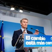 El presidente del Partido Popular, Alberto Núñez Feijóo. Matias Chiofalo / Europa Press