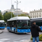 Autobuses de la EMT en Madrid. Marta Fernández / Europa Press