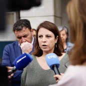 La delegada del Gobierno en Asturias y exdiputada del PSOE, Adriana Lastra. Foto de archivo: Juan Vega / Europa Press