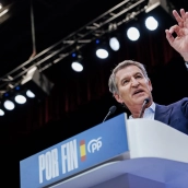 El presidente del Partido Popular, Alberto Núñez Feijóo. Carlos Luján / Europa Press