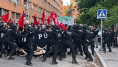 Cargas policiales en la Complutense. Redes sociales