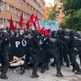 Cargas policiales en la Complutense. Redes sociales