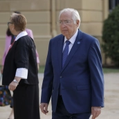 El presidente del Gobierno de Melilla, Juan José Imbroda, durante la XXVIII Conferencia de Presidentes, en Palau de Pedralbes de Barcelona, a 6 de junio de 2025, en Barcelona, Catalunya (España). Kike Rincón / Europa Press