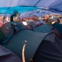 Acampada en la Puerta del Sol este lunes. Eduardo Parra / Europa Press