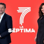 El director de 'La Séptima' y presentador del prime time de la cadena, Javier Ruiz (i); y la presentadora de las mañanas, Verónica Sanz. Elaboración propia (Imágenes de Europa Press). El director de 'La Séptima' y presentador del prime time de la cadena, Javier Ruiz (i); y la presentadora de las mañanas, Verónica Sanz. Elaboración propia (Imágenes de Europa Press).