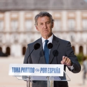 El presidente del Partido Popular, Alberto Núñez Feijóo. Carlos Luján / Europa Press
