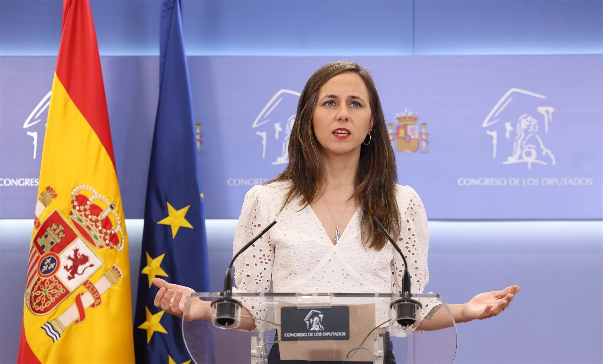 La portavoz de Podemos en el Congreso, Ione Belarra. Marta Fernández / Europa Press La portavoz de Podemos en el Congreso, Ione Belarra. Marta Fernández / Europa Press