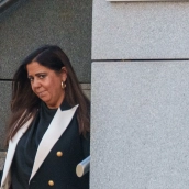La jueza que investigó al hermano de Pedro Sánchez, Beatriz Biedma, a su salida de la Audiencia Nacional. Matias Chiofalo / Europa Press La jueza que investigó al hermano de Pedro Sánchez, Beatriz Biedma, a su salida de la Audiencia Nacional. Matias Chiofalo / Europa Press