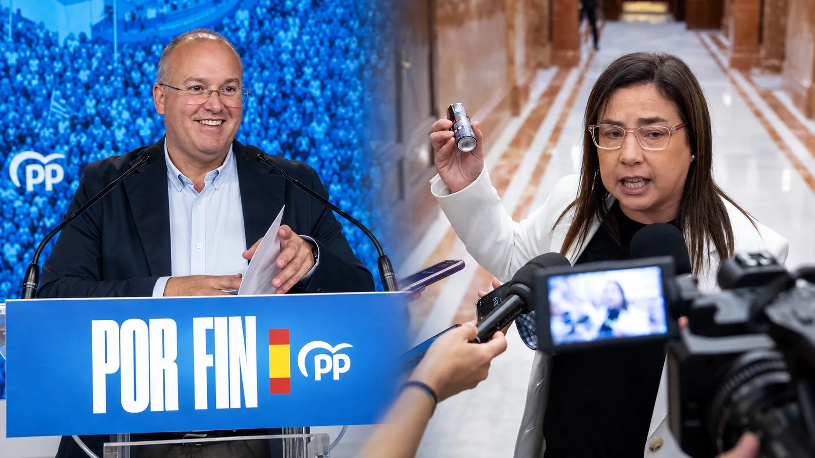 Montaje políticovoces y titulares Montaje políticovoces y titulares