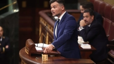 EuropaPress 7814857 portavoz erc congreso gabriel rufian interviene sesion plenaria congreso