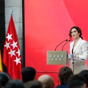 La presidenta de la Comunidad de Madrid, Isabel Díaz Ayuso. Carlos Luján / Europa Press
