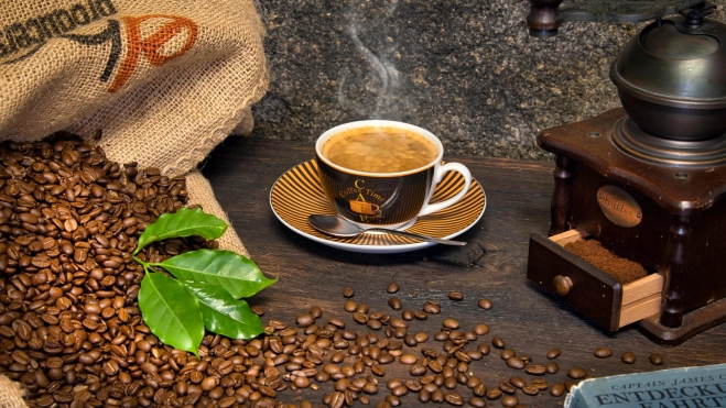 A cup of coffee A cup of coffee