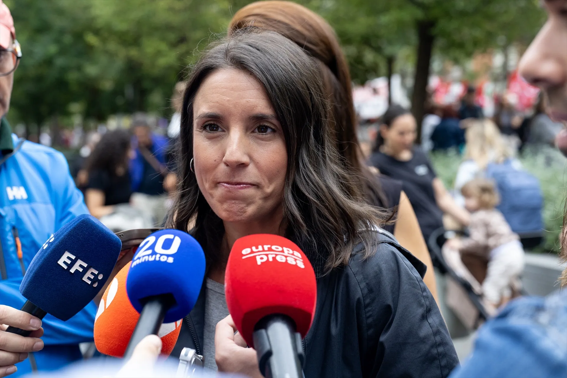 EuropaPress 7817206 secretaria politica podemos eurodiputada irene montero atiende medios EuropaPress 7817206 secretaria politica podemos eurodiputada irene montero atiende medios