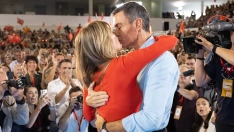 EuropaPress 7851201 presidente gobierno pedro sanchez esposa begona gomez comite federal psoe