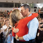 EuropaPress 7851201 presidente gobierno pedro sanchez esposa begona gomez comite federal psoe EuropaPress 7851201 presidente gobierno pedro sanchez esposa begona gomez comite federal psoe