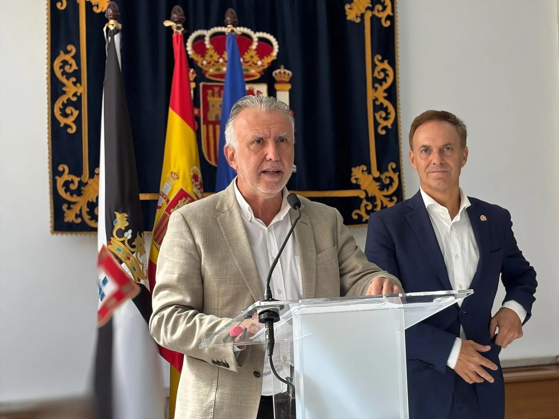 El ministro de Política Territorial y Memoria Democrática, Ángel Víctor Torres. Gabriela Sardá Núñez / Europa Press El ministro de Política Territorial y Memoria Democrática, Ángel Víctor Torres. Gabriela Sardá Núñez / Europa Press