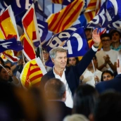 El presidente del Partido Popular, Alberto Núñez Feijóo.  Kike Rincón / Europa Press