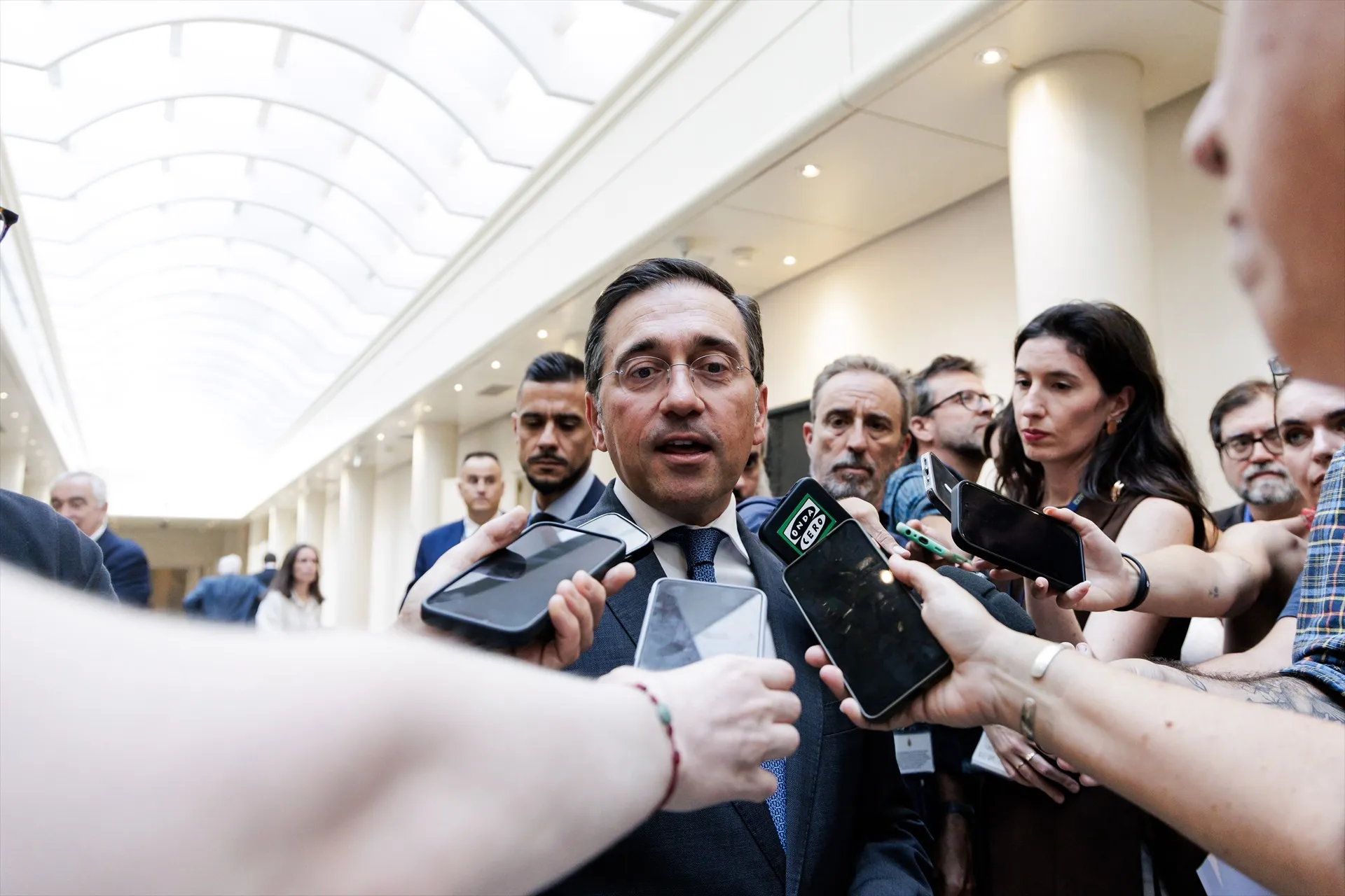El ministro de Asuntos Exteriores, Unión Europea y Cooperación, José Manuel Albares. Carlos Luján / Europa Press