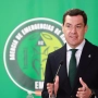 EuropaPress 7262982 presidente junta andalucia juanma moreno interviene reunion comite asesor