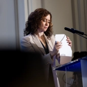 La presidenta de la Comunidad de Madrid, Isabel Díaz Ayuso. Ananda Manjón / Europa Press