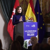 EuropaPress 7855200 presidenta comunidad madrid isabel diaz ayuso interviene foro longevidad EuropaPress 7855200 presidenta comunidad madrid isabel diaz ayuso interviene foro longevidad
