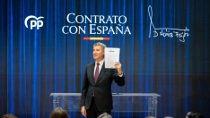 EuropaPress 7855164 presidente pp alberto nunez feijoo contrato espana espacio larra 19 octubre