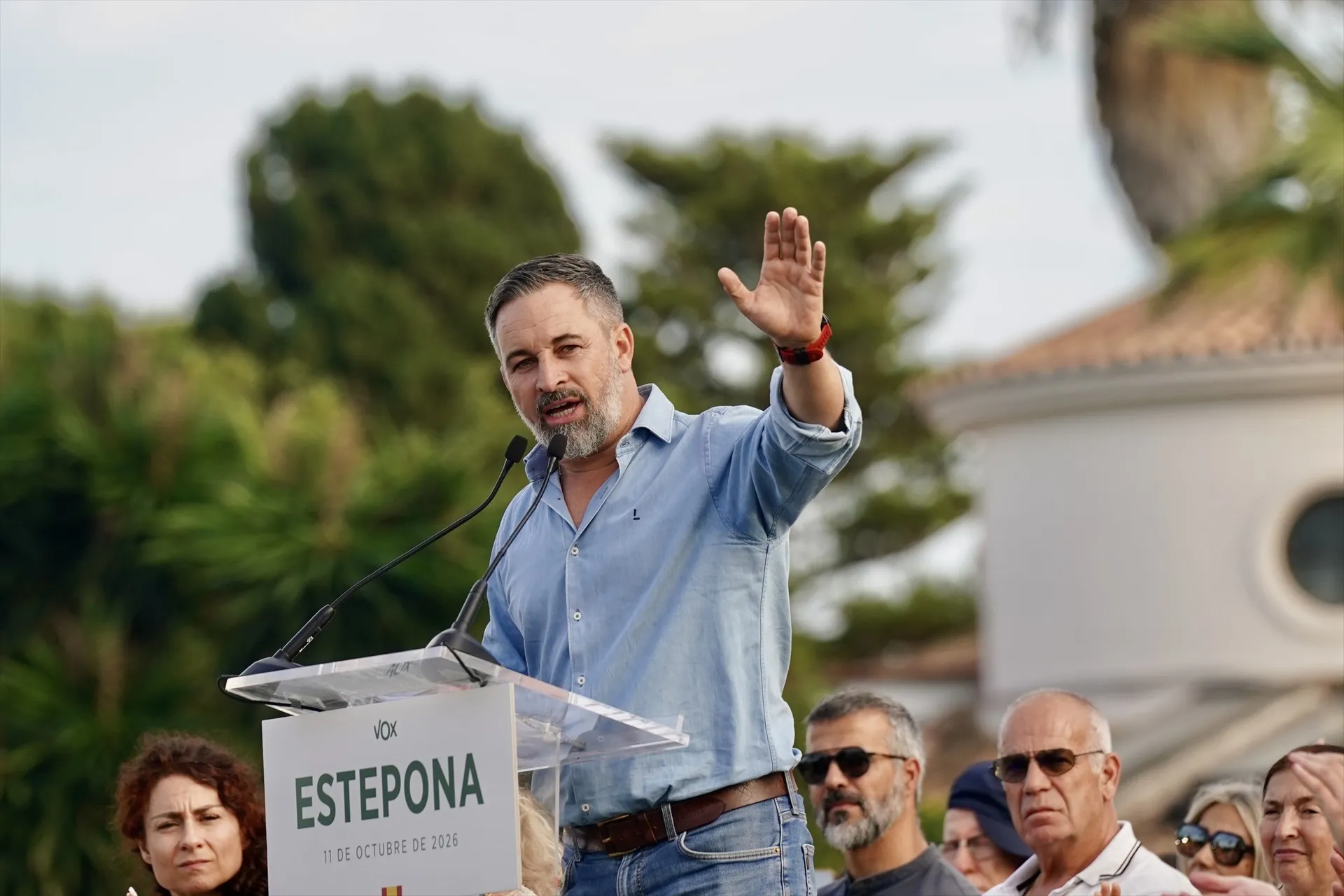 EuropaPress 7838735 imagen lider vox santiago abascal acto precampanaa 11 octubre 2026 estepona EuropaPress 7838735 imagen lider vox santiago abascal acto precampanaa 11 octubre 2026 estepona