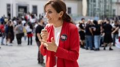 La ministra de Sanidad, Mónica García. Ananda Manjón / Europa Press