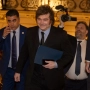 El presidente de la República Argentina, Javier Milei, participa en un desayuno informativo de Fórum Europa. Eduardo Parra / Europa Press