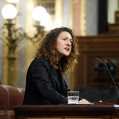 La ya exdiputada de Sumar, Aina Vidal, en el Congreso de los Diputados. Foto de archivo: Alejandro Martínez Vélez / Europa Press