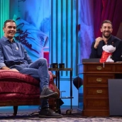 Pedro Sánchez y David Broncano. RTVE play Pedro Sánchez y David Broncano. RTVE play