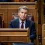 El presidente del PP, Alberto Núñez Feijóo, en el Congreso de los Diputados.  A. Pérez Meca / Europa Press