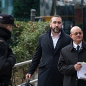 El empresario Víctor de Aldama a la salida de la Audiencia Nacional tras declarar por el ‘caso hidrocarburos’