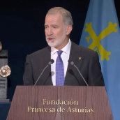 El Rey Felipe VI en los Premios Princesa de Asturias 2026. Fuente: Casa Real