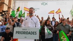 EuropaPress 7866212 presidente vox santiago abascal acto publico marco precampana elecciones