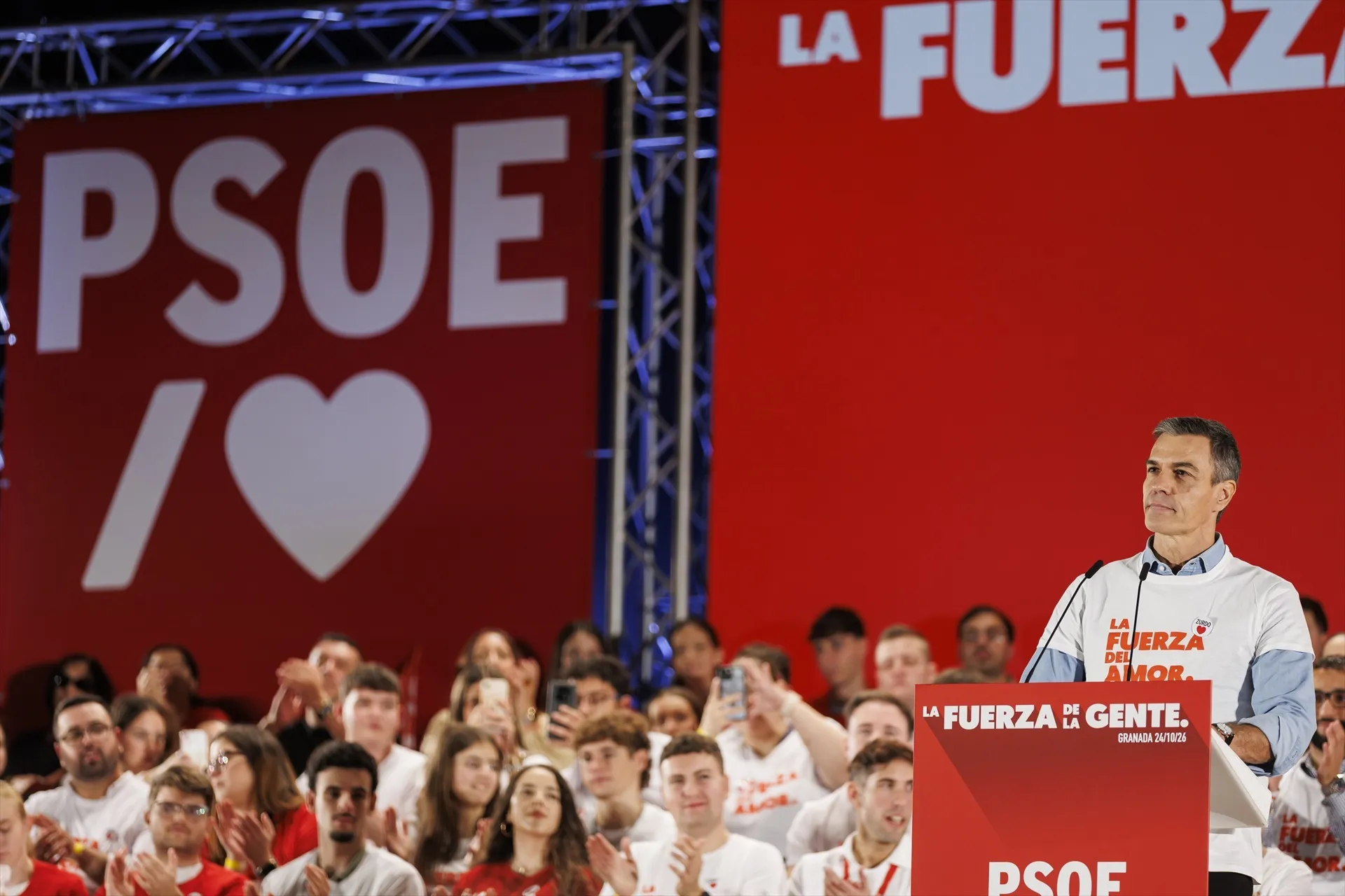 Imagen del secretario general del PSOE y presidente del Gobierno, Pedro Sánchez. Álex Cámara / Europa Press