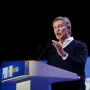 El presidente del PP, Alberto Núñez Feijóo, durante un acto público en el marco de la precampaña de las elecciones generales del próximo 29 de noviembre. Manuel Ángel Laya / Europa Press