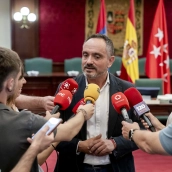 El alcalde de Móstoles, Manuel Bautista.