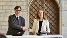 EuropaPress 7538930 presidente generalitat salvador illa lider comuns parlment jessica albiach