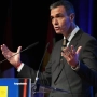 Pedro Sánchez, en un acto en Bilbao